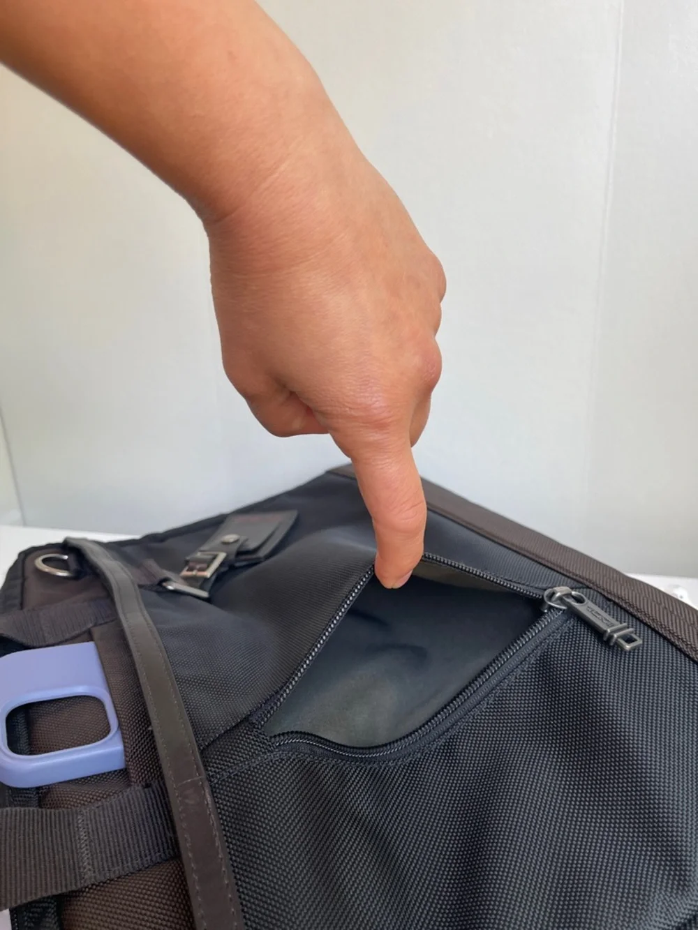 TUMI Laptop Bag With Luggage Sleeve